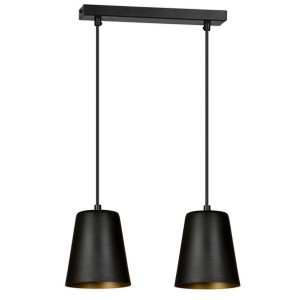 Lampa Wisząca Emibig 2Xe27 60W Milagro 2 Black / Gold 415/2
