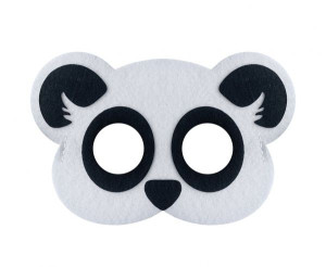 Maska Filcowa Pandy Panda Z Filcu