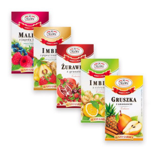Malwa Sunny Garden Mix herbat owocowych 40 g x 5 sztuk