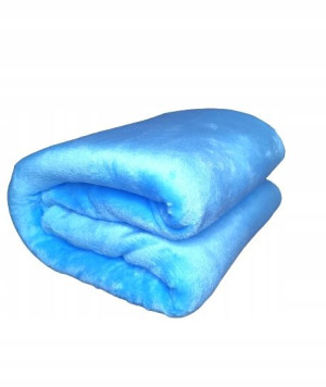 Koc Z Mikrofibry 160x200 Miękki Jednokolorowy Soft