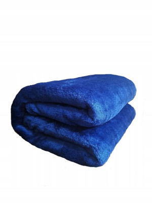 Koc Z Mikrofibry 160x200 Miękki Jednokolorowy Soft