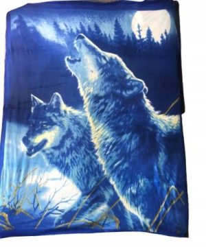 Miękki Koc Polarowy 160x200 Koc Z Polaru Zwierzęta