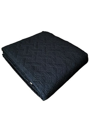 Narzuta pikowana dwustronna 200x220 Czarny