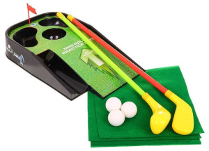 MINI GOLF zestaw do gry w golfa 2 kije dźwięki