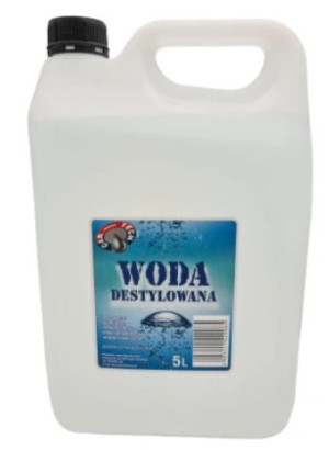 Woda destylowana/demineralizowana 5l Radom
