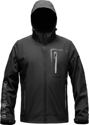 Kurtka męska softshell Ozoshi BR SUGO czarna OZ638773