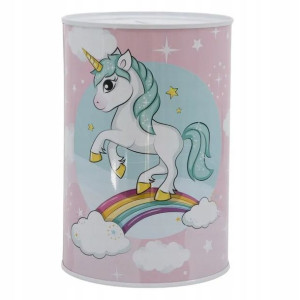 Metalowa Skarbonka Puszka Jednorożec Unicorn
