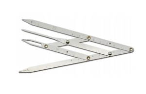 Cyrkiel do rysunku INOX WZORNIK DO MAKIJAŻU PERMANENTNEGO