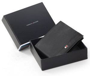 Portfel Tommy Hilfiger skórzany bilon AM0AM06163