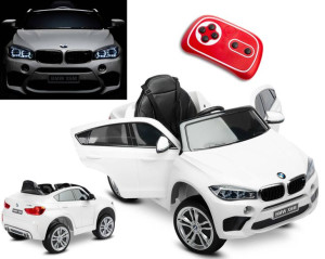 BMW X6 M na akumulator 12V pilot 2 silniki 90W