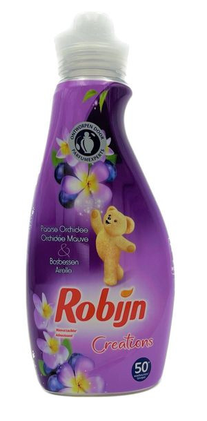 Płyn do płukania Robijn Creations Paarse Orchidee 50p 1.25L