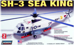 Model Plastikowy Do Sklejania Linberg (USA) - Śmigłowiec Helikopter SH-3