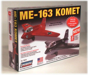 Model Plastikowy Do Sklejania Lindberg Odrzutowiec Messerschmitt ME63 Komet