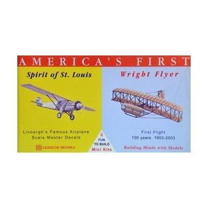 Model plastikowy - America's First - Spirit of St Louis / Wright Flyer 2szt