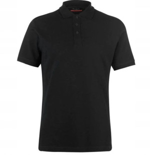 Pierre Cardin Męska Czarna Koszulka Polo R. M