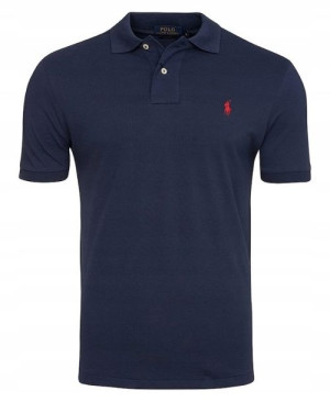 Koszulka Polo Ralph Lauren Slim Fit Granat Roz.l