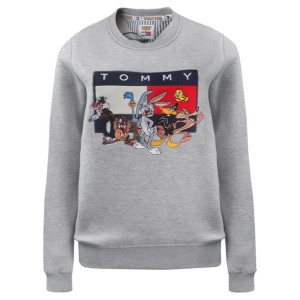 Bluza Tommy Hilfiger Looney Tunes r. L damska szara