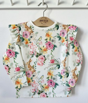 Bluzka z dresówki - spring bird