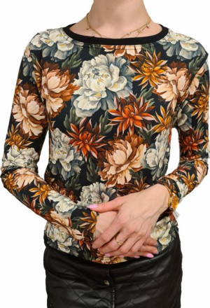 Bluza damska - hiszpańskie kwiaty
