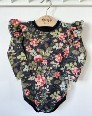 Body z cienkiej dzianiny jersey - Elegant Rose