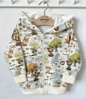 Bluza dresowa na zamek - happy friends