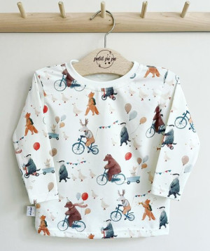 Bluzka z cienkiej dzianiny jersey lux - cycling friends