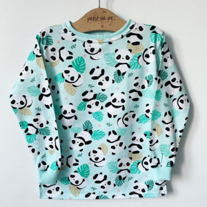 Koszulka jersey - lovely pandas green