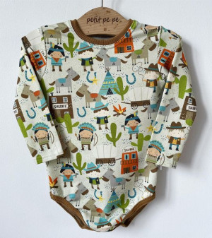 Body z dresówki - wild wild west