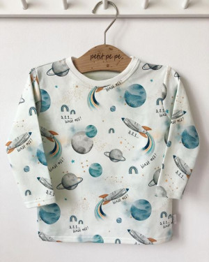 Bluzka z dresówki - Space shuttle