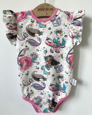 Body z cienkiej dzianiny jersey lux- little mermaid