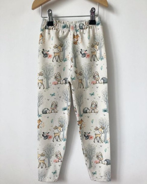 Getry z cienkiej dzianiny jersey lux - Hedgehog & Friends