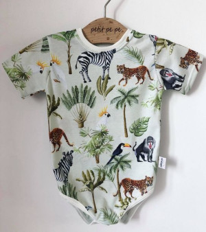 Body z cienkiej dzianiny jersey - safari 2