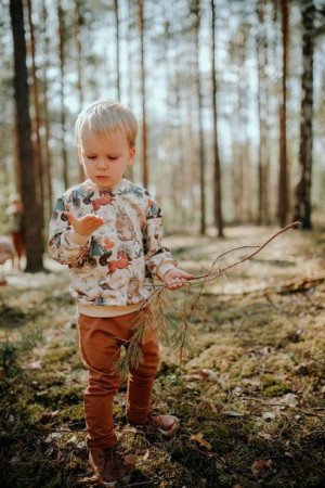 Zestaw dresowy - boho style + spodnie karmel