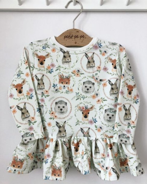 Bluzeczka z baskinką - piękne zwierzątka