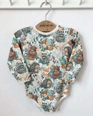 Body z dresówki  - cute animals