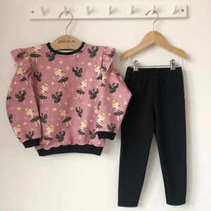Zestaw dresowy getry + bluza - black swan