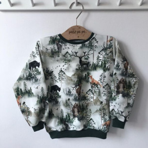 Bluza dresowa - zwierzęta we mgle