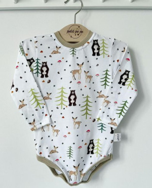 Body z cienkiej dzianiny jersey - yogi & bambi