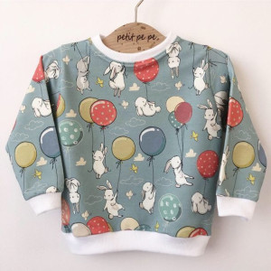 Bluza dresowa - Fly away blue