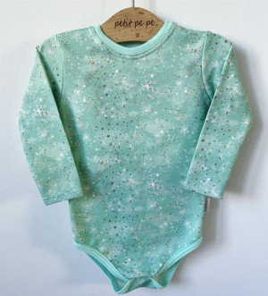Body z dresówki - zimowy pejzaż