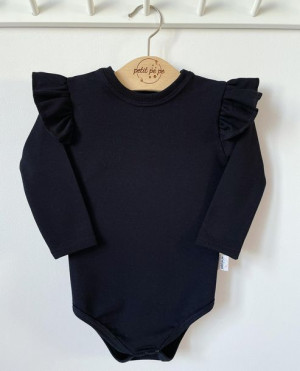 Body z dresówki - klasyczna czerń