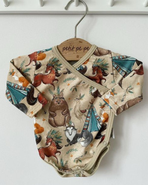 Body kopertowe z dresówki  - boho style
