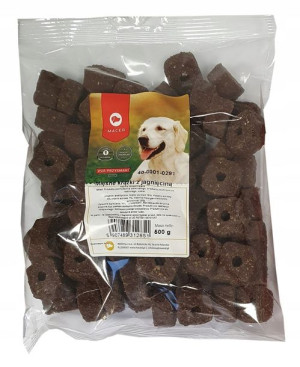 Maced Mięsne krążki z jagnięciną 500g przysmak dla psa