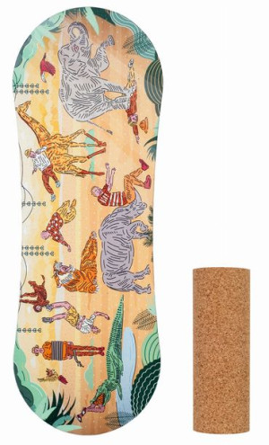 Trickboard Balance Board Large Safari (wałek korkowy)