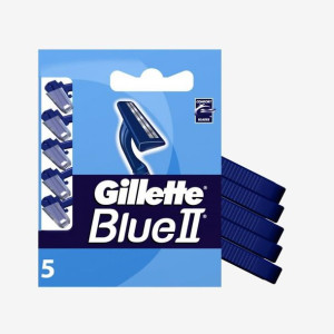 Gillette, Blue II, maszynka jednorazowa do golenia, 5 szt.