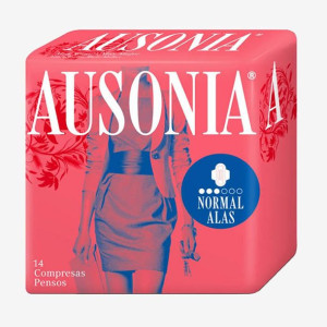 Ausonia Normal With Wings Podpaski higieniczne 14 szt.