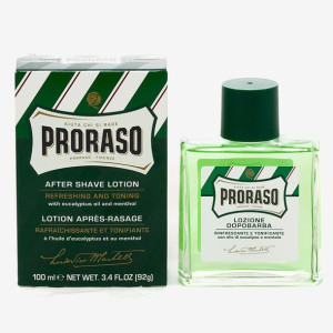 Proraso, Green, odświeżająca woda po goleniu do skóry normalnej, 100 ml