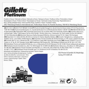 Gillette Platinum Wkłady 5 sztuk