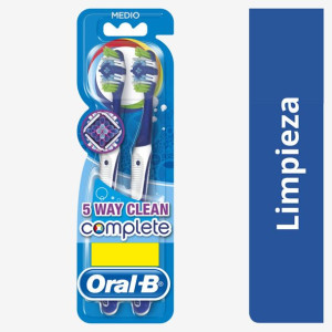 Oral-B Complete Szczoteczka do zębów średnia 2 sztuki