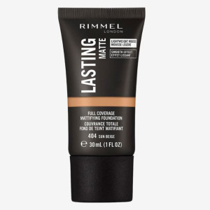 Rimmel, Lasting Matte, podkład do twarzy 404 Sun Beige, 30 ml